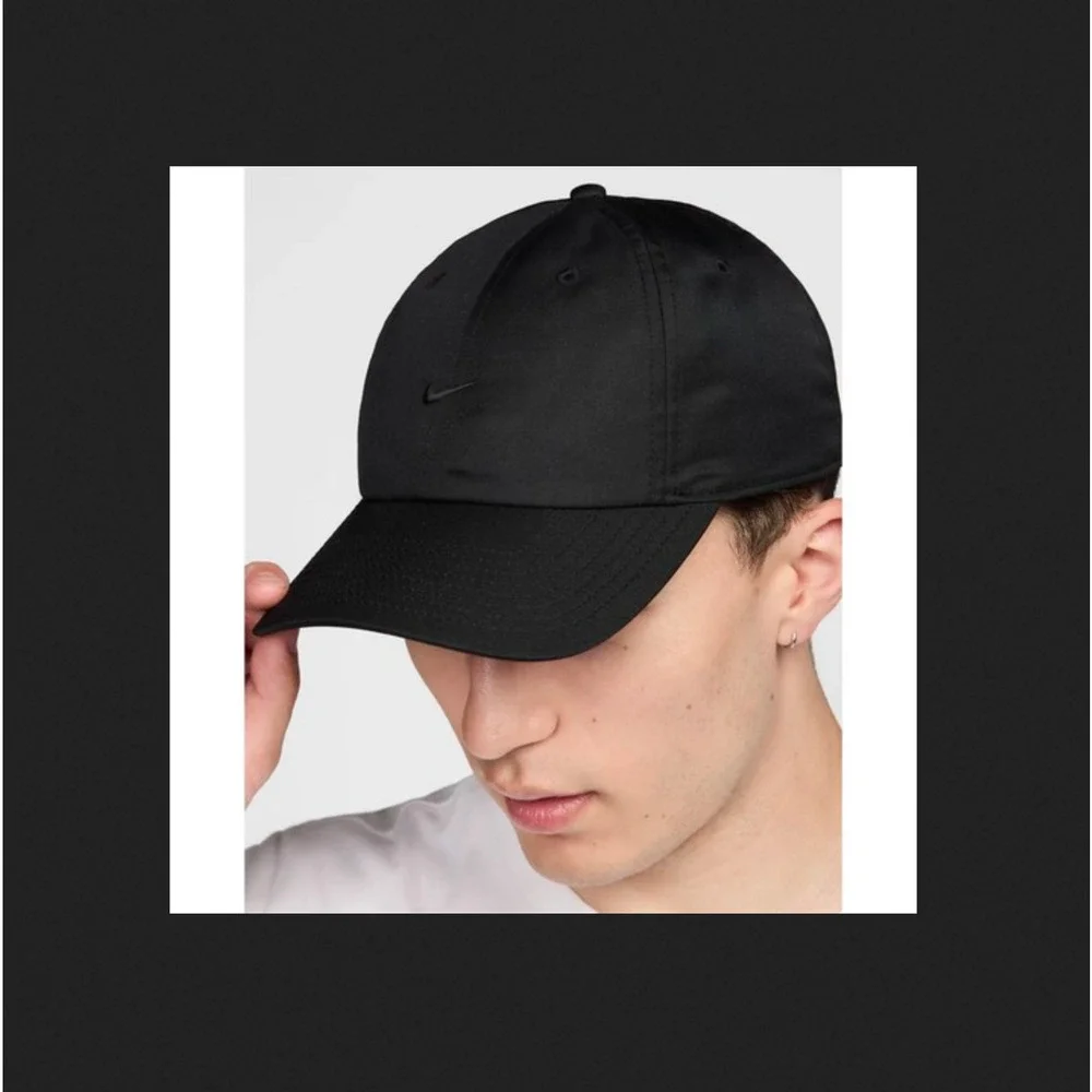 Nike Dri Fit Club Cap Green Swoosh Strapback Unisex Size L/XL HF5045 010 SAMPLE